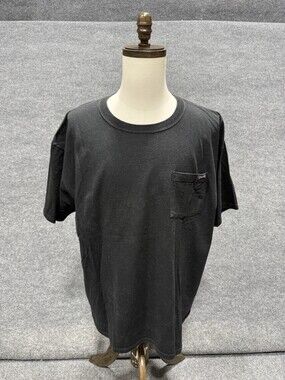 Calcutta Apparel T Shirt Mens 2XL Black Pocket Tee Skull Fish Graphic Back Logo